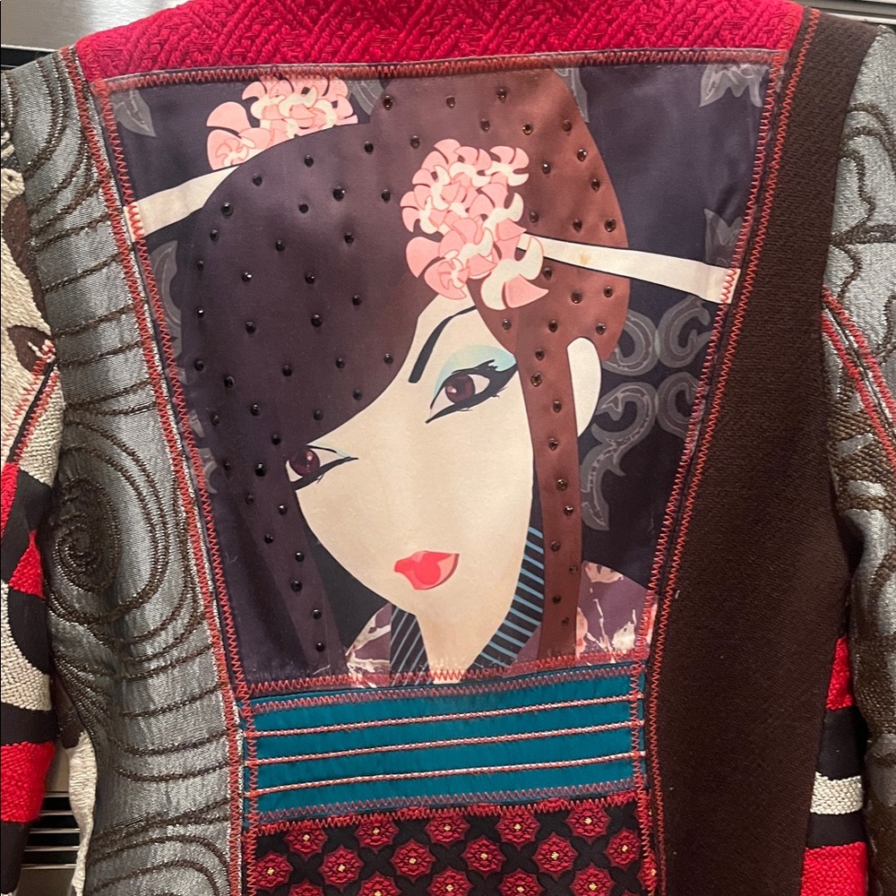 Desigual Multicolor Patchwork Blazer - image 4